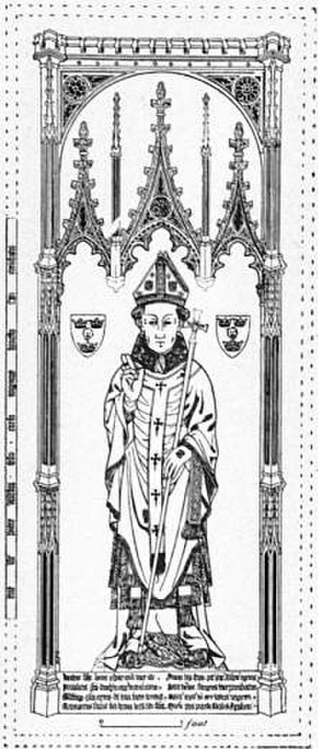 Moment image for Thomas Cranley elected as the new Archbishop of Dublin.