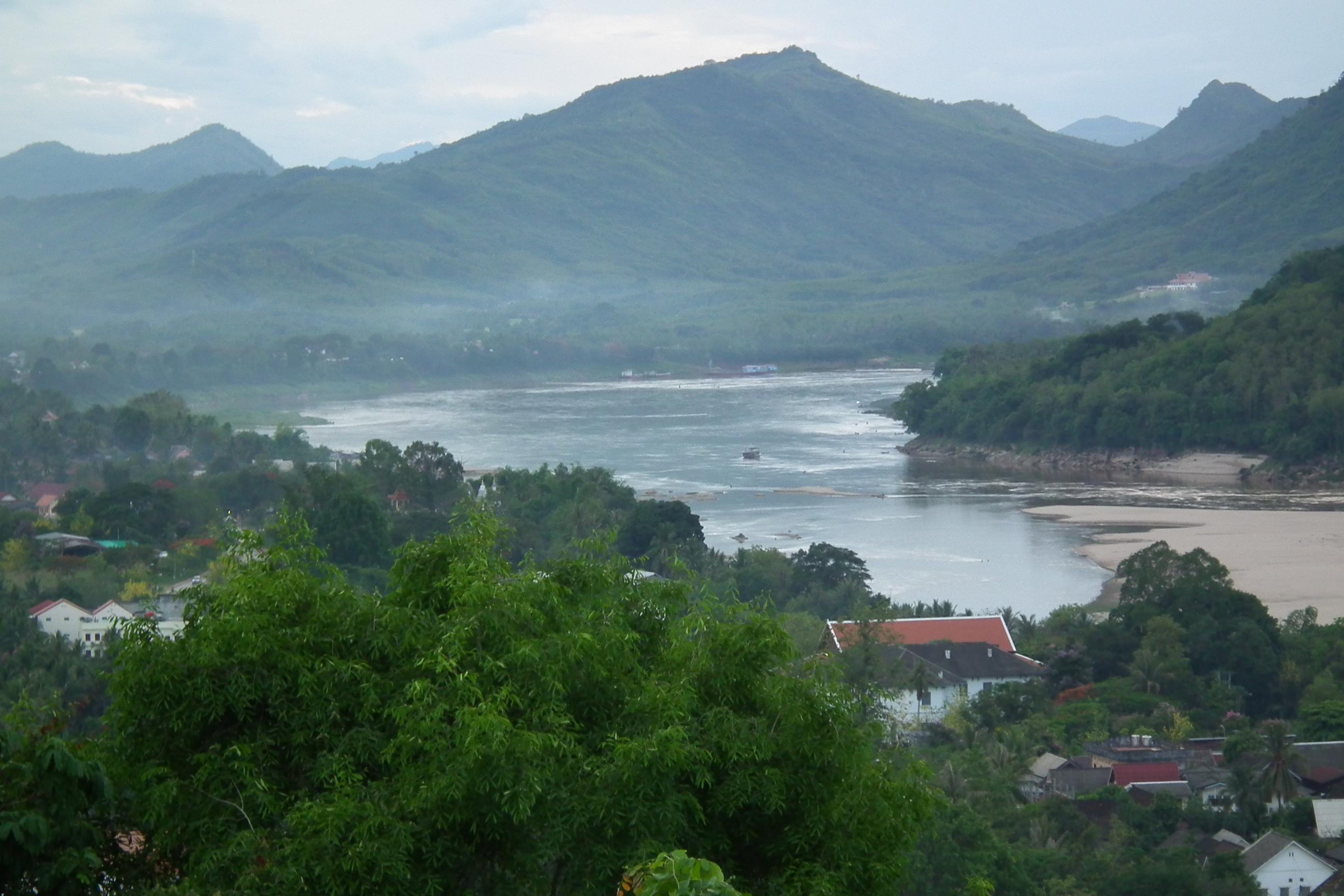 Moment image for Landmark Mekong River Bridge Connects East and West Regions.