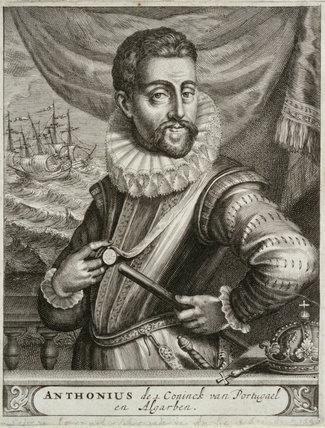 Moment image for António, Prior of Crato, sold exclusive trade rights on the Gambia River to English merchants