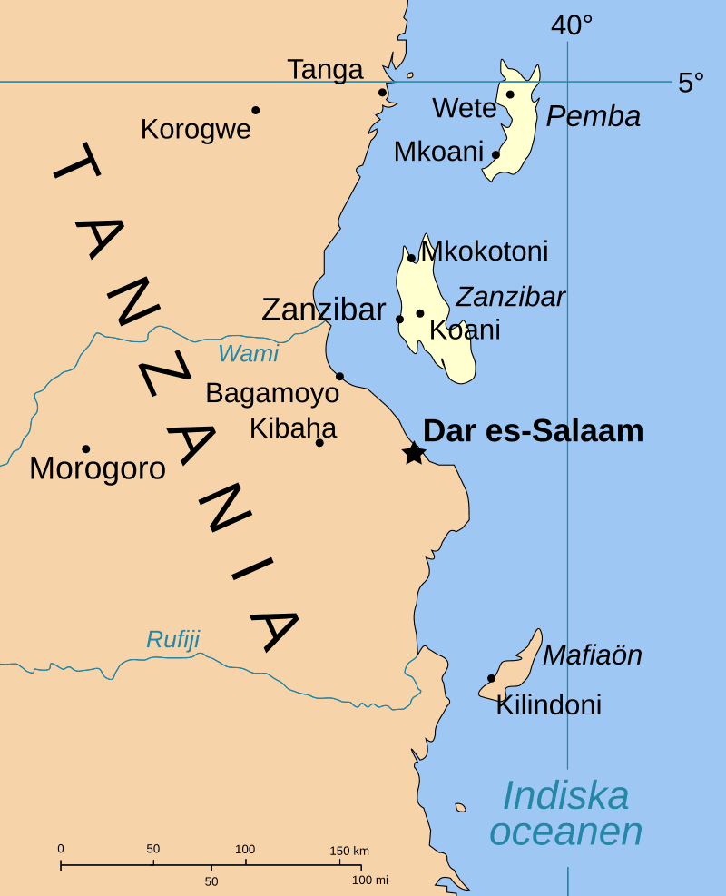 Moment image for Formation of United Republic of Tanzania through union of Tanganyika and Zanzibar.
