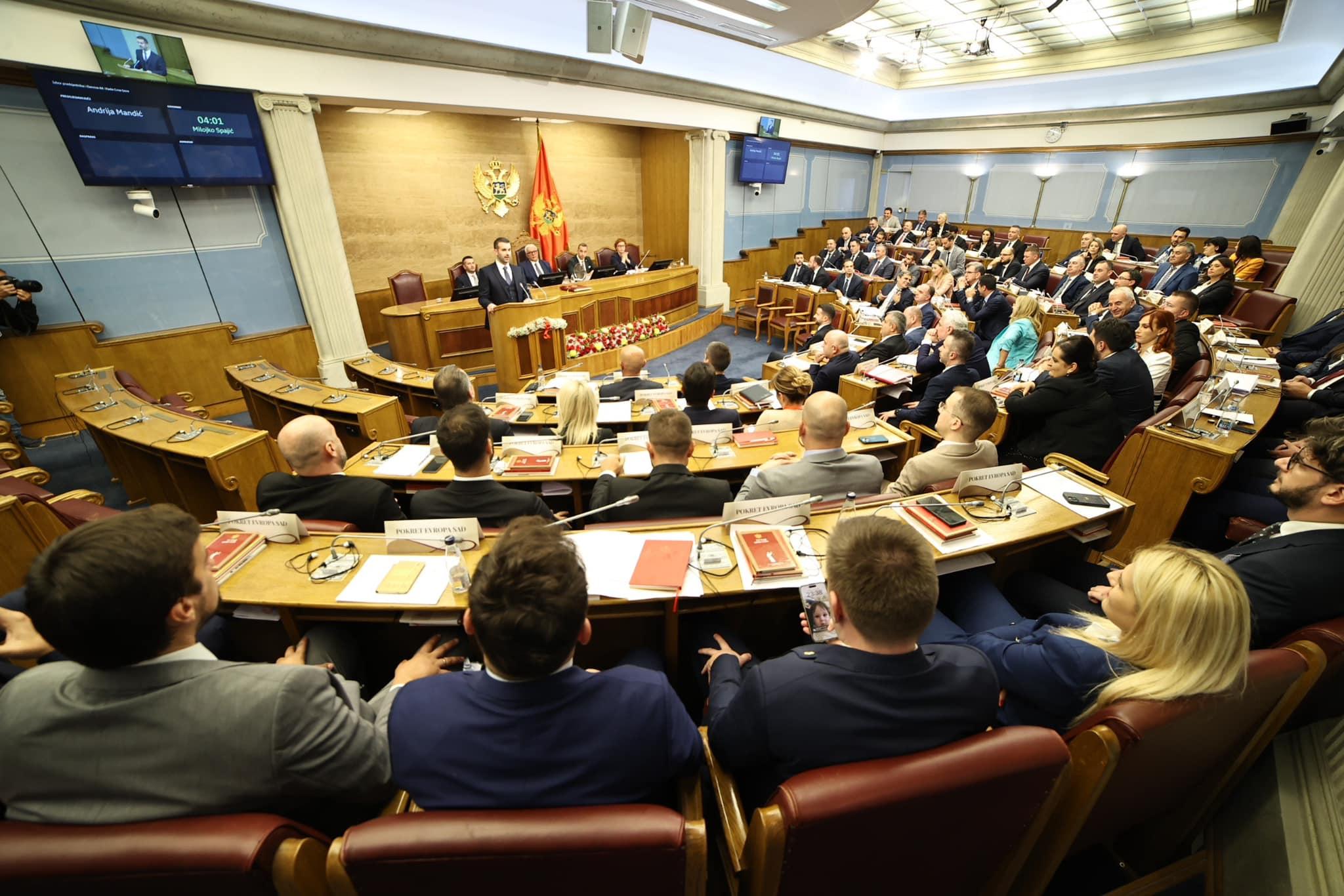 Moment image for Milojko Spajić Assumes Role as Prime Minister, Leading Montenegro's Coalition Government for Reform.