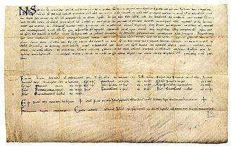 Moment image for Sancho of Peñalén and Ferdinand the Great signed a border treaty.