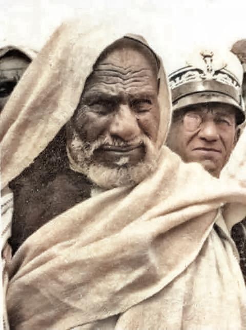 Moment image for Omar Mukhtar leads resistance against Italian colonization in Libya