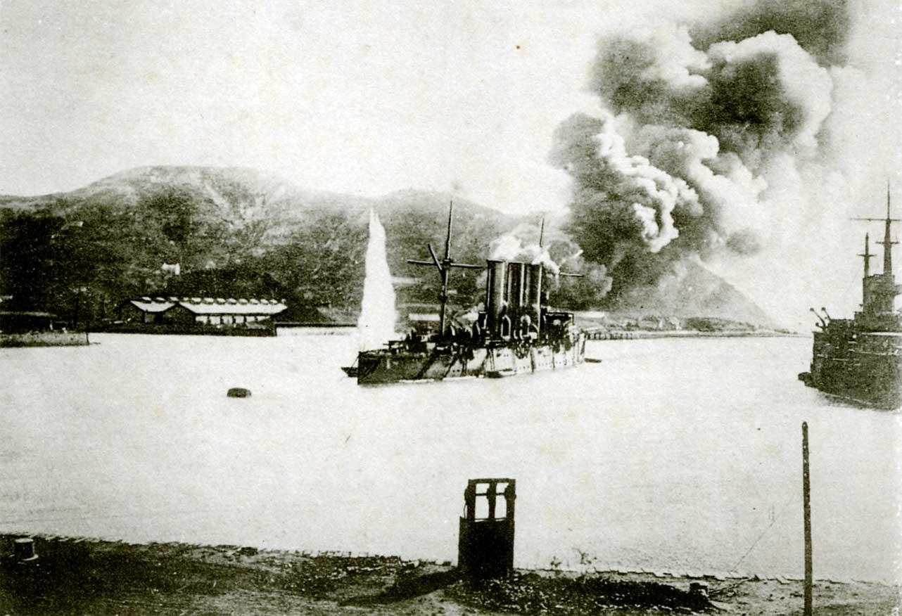Moment image for Japanese Troops Capture Port Arthur, Undermining Russian Morale