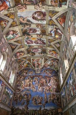 Michelangelo's Sistine Chapel Frescoes Debut