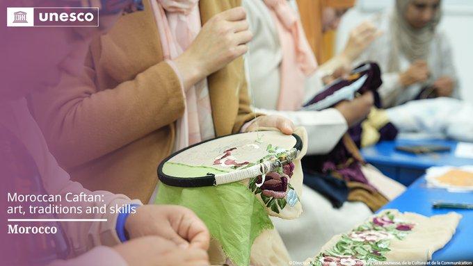 Moment image for UNESCO adds Moroccan caftan to Intangible Cultural Heritage list
