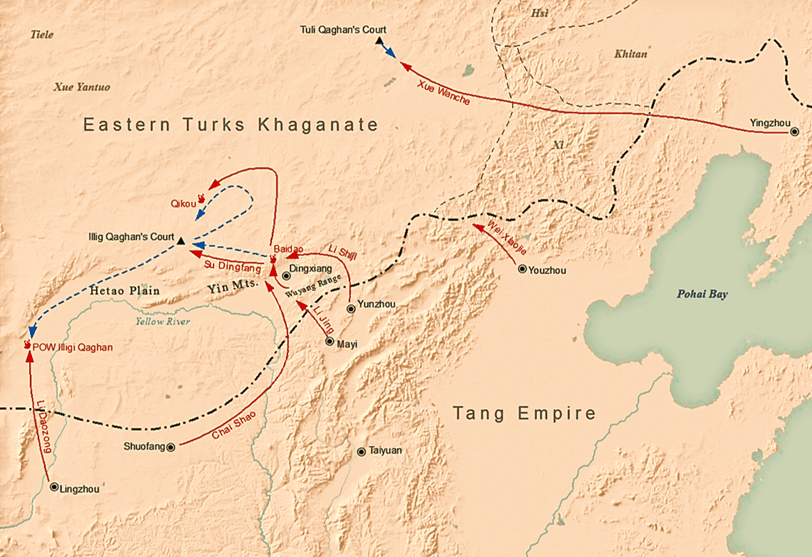 Moment image for Tang Army Victory over Eastern Turkic Khaganate at Battle of Yinshan