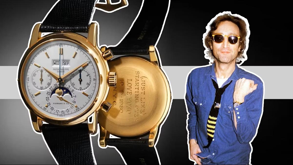 Moment image for John Lennon’s Patek Philippe Ref. 2499