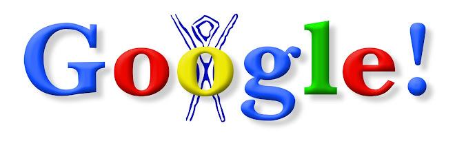 Moment image for First Google Doodle Appears on Google Homepage in 1998