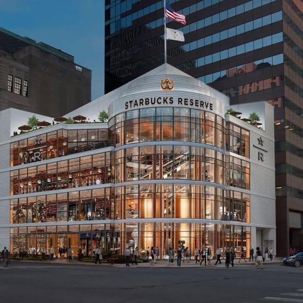 Moment image for Largest Starbucks in US Opens