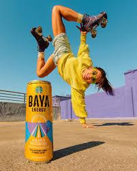 Moment image for Starbucks launched Baya energy drinks