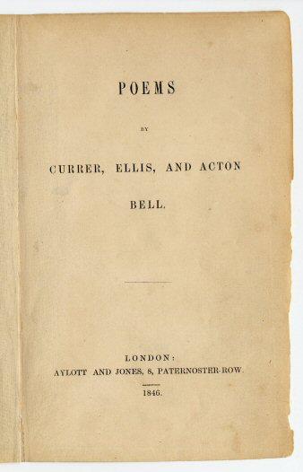 Moment image for Publication of Sisters' Poems in One Volume