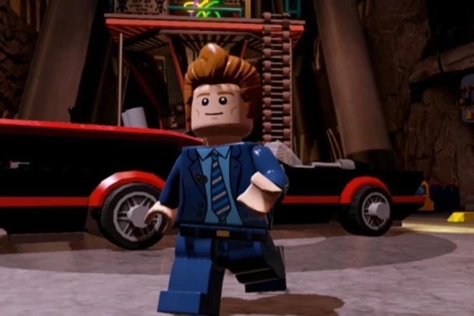 Moment image for Conan O'Brien appears as himself in Lego Batman 3