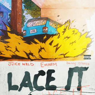 Moment image for Lace It' by Juice Wrld, Eminem, & Benny Blanco: International success & posthumous tribute.