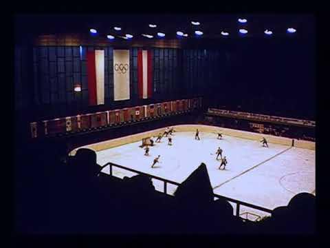 Moment image for Soviet Union wins gold in Innsbruck, Austria with Sweden and Czechoslovakia securing silver and bronze.