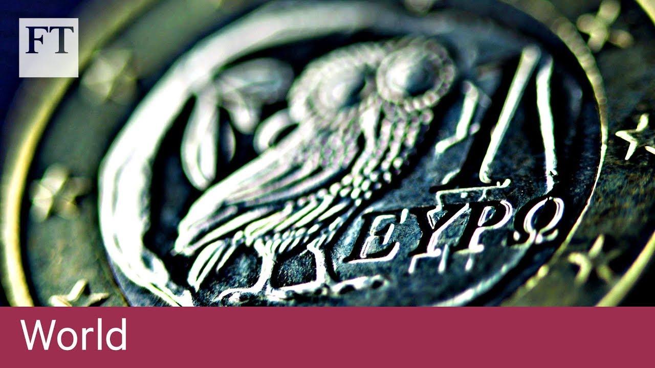 Moment image for Eurozone country ends bailout, completing financial assistance phase.