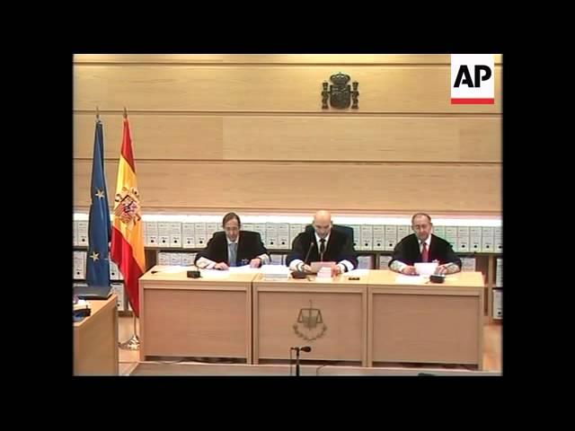 Moment image for Jamal Zougam found guilty of 2004 train bombings in Madrid.