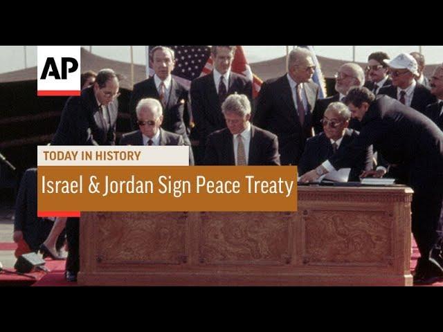 Moment image for Remarks at ceremony marking signing of “Washington Declaration” ending state of war between Israel and Jordan.