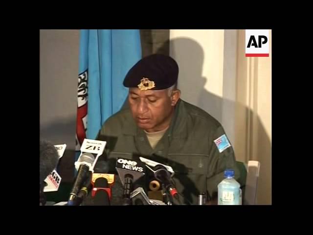 Moment image for Bainimarama vs. Qarase over Amnesty Bill sparks tensions and concerns.