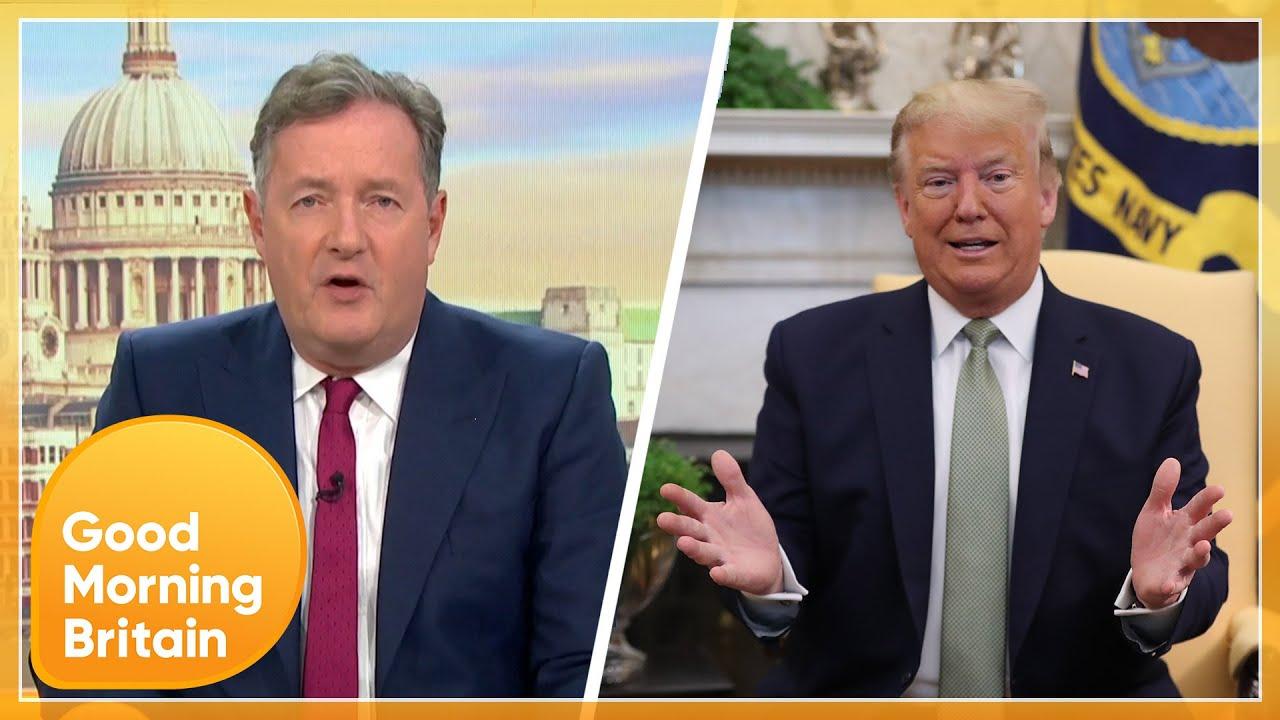 Moment image for Piers Morgan criticizes Trump's handling of COVID-19