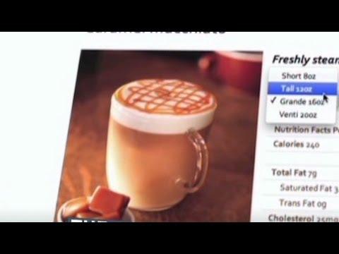 Moment image for Starbucks Posts Calorie Counts on Menus