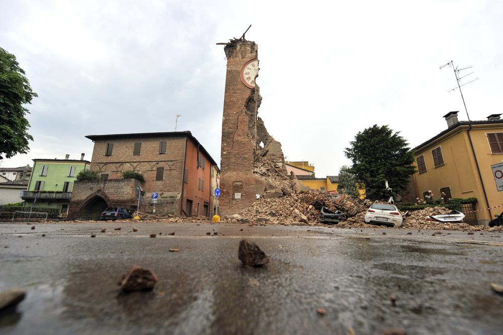 Moment image for Emilia-Romagna earthquake