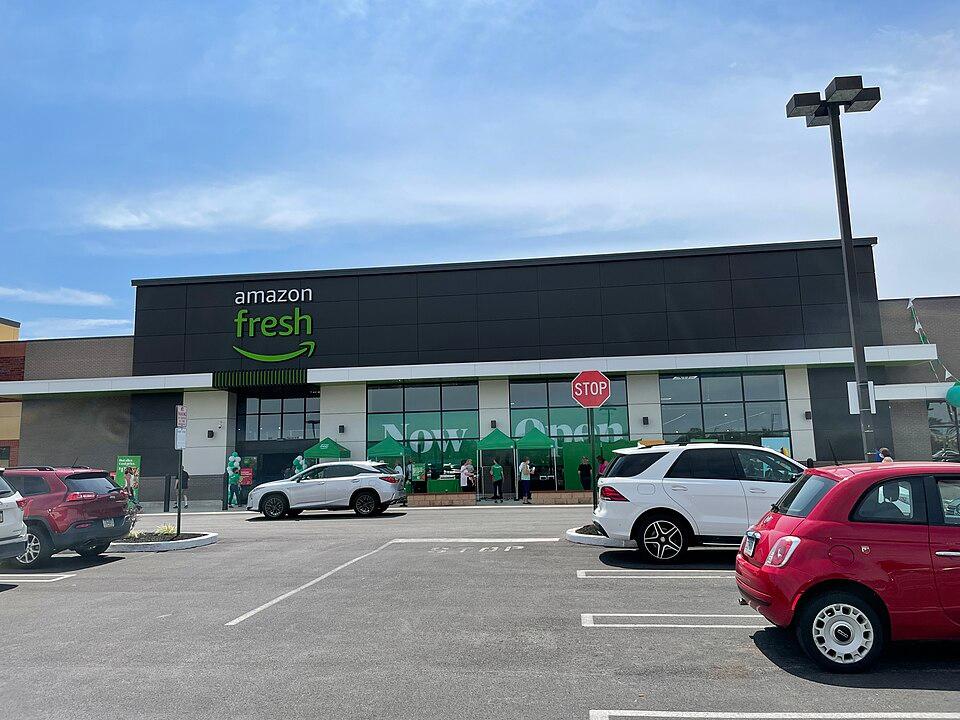 Moment image for Amazon Fresh opened several physical stores